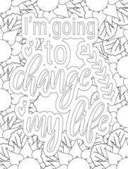 Stress Relief Coloring Pages - Adult. Motivational Swear Words Coloring Pages.