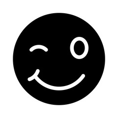online customer feedback glyph icon