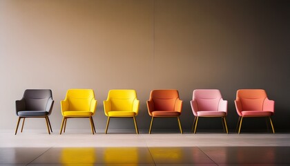 Obraz premium two chairs in the waiting room