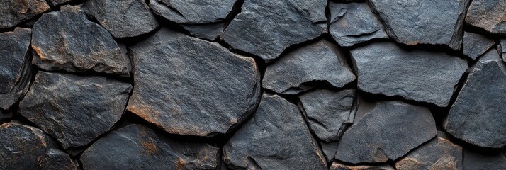 Obraz premium Dark Stone Wall Texture