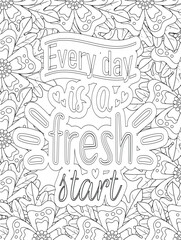 Stress Relief Coloring Pages - Adult. Motivational Swear Words Coloring Pages.