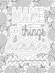 Stress Relief Coloring Pages - Adult. Motivational Swear Words Coloring Pages.