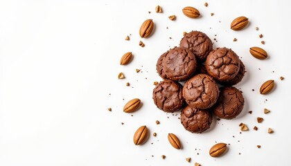 Deliciously indulgent chocolate chip cookies with toasted almonds and rich chunks