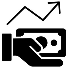 Money Supply Glyph Icon