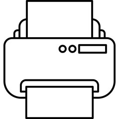 Outline Printer Icon
