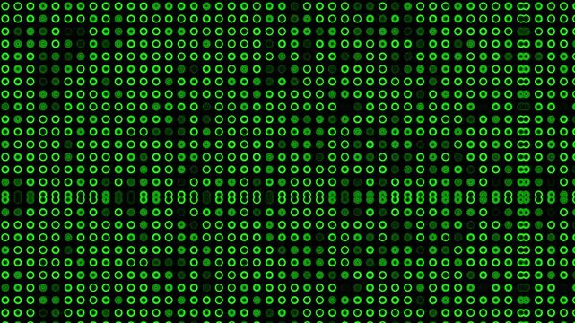 binary code animation abstract background, data information stealing, hacking, modern technology concept