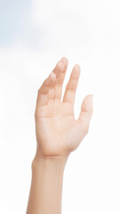 Naklejka premium Hand Raised for an Affirmative Vote