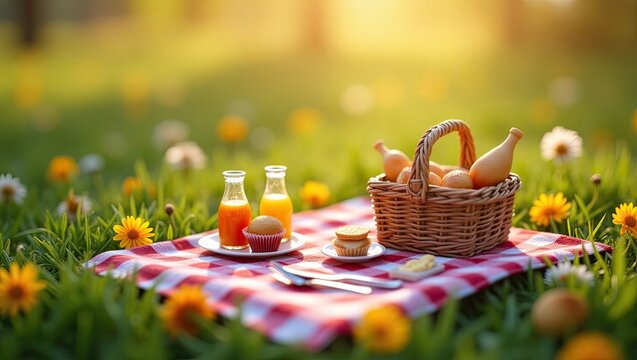 picnic in the garden