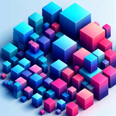 Obraz premium An abstract pattern resembling geometric Shapes