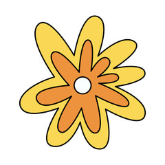 cute flower transparent background element