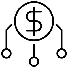 Capital Outline Icon