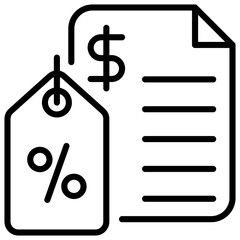 Tariff Outline Icon