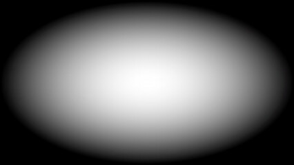 Modern Monochrome Radial Gradient, Soft Blend from Center, Transparent for Overlays