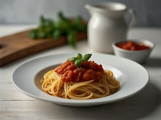 pasta with tomato sauce
