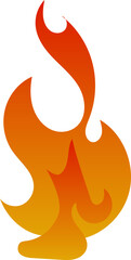 Stylized Gradient Fire Elements