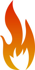 Stylized Gradient Fire Elements
