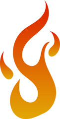 Stylized Gradient Fire Elements