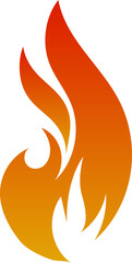 Stylized Gradient Fire Elements