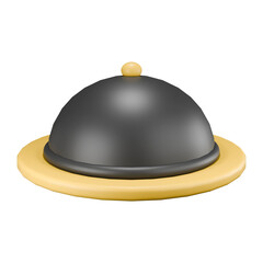 Angled Black Cloche
