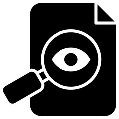 Transparency Glyph Icon