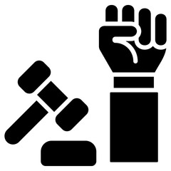 Enforcement Glyph Icon