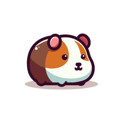 Adorable Cartoon Guinea Pig Character Design