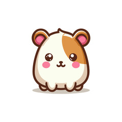 Adorable Cartoon Guinea Pig Character Design