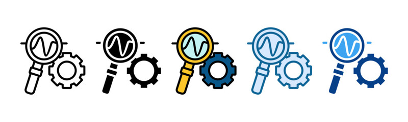 Root Cause Analysis Icon Set Multiple Style Collection