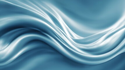 Fototapeta premium Flowing blue and white abstract textures, a serene and fluid composition evoking tranquility and motion