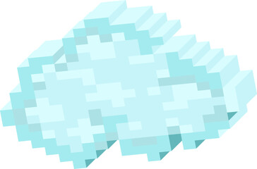 구름 픽셀 아트