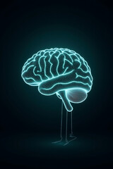 3d rendered illustration of a brain