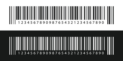Barcode isolated on white background, Simple fake bar code, barcode scratched vector illustration , barcode icon for selling, Product Barcode, Trendy bar code for web icon in eps 10.