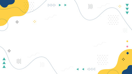 Minimal Abstract Background with Playful Lines and Geometric Elements