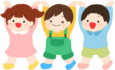 들고있는 어린이