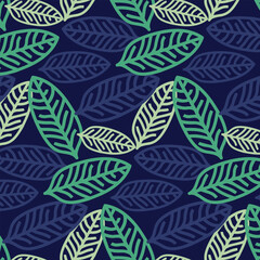 Fototapeta premium Minimalist floral pattern