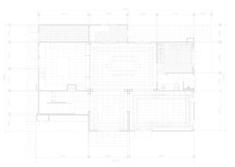Furniture layout plan, floor layout, floor design, 1st floor design, vector design