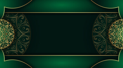 Luxury mandala background, round decoration