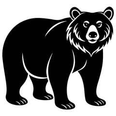 Fototapeta premium vector illustration of a bear