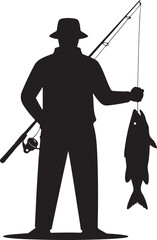 Fishing SVG – Fish Hunting Silhouette for Outdoor Lovers

Fisherman Vector – Bass & Trout Hunting Clipart

Catch of the Day – Fishing Silhouette for Shirts & Decals

Angler Clipart – Wild Fish Vector 