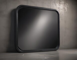 Mirror-like black aluminum, industrial chic, polished finish , reflective,  automotive,  mirror finish