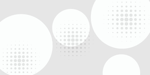 White geometric abstract background overlap layer on bright space with lines effect decoration. Modern graphic design element circles modern background ilustration eps 10