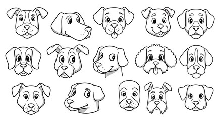 Fototapeta premium A Gallery of Canine Companions