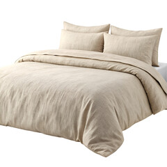 Fototapeta premium double bed with pillows