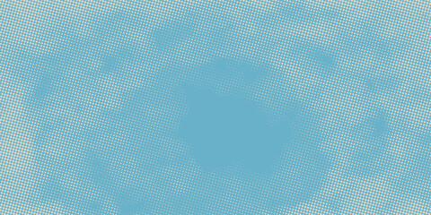 retro sky pattern on old paper texture. raster halftone vintage clouds. vector illustration