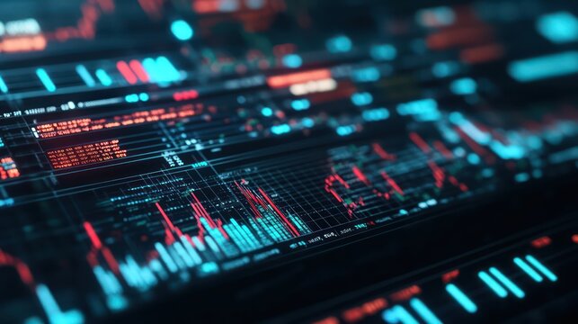 Abstract digital network illustration