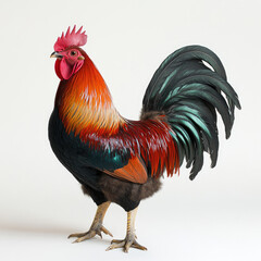 Fototapeta premium rooster on the farm
