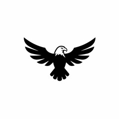 Majestic Eagle Silhouette Vector Illustration