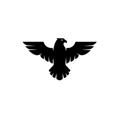 Eagle Silhouette: Majestic Flight Icon