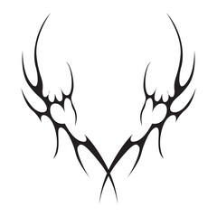 y2k tattoo element transparent background