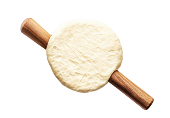 Dough being rolled out